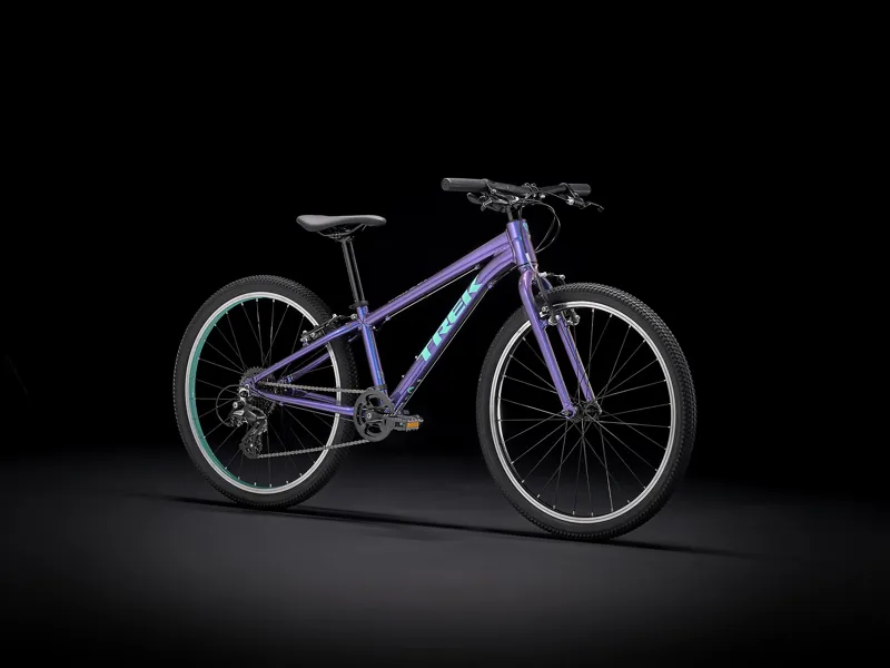 TREK Wahoo 24 Hybrid Kids Bike in Purple-1